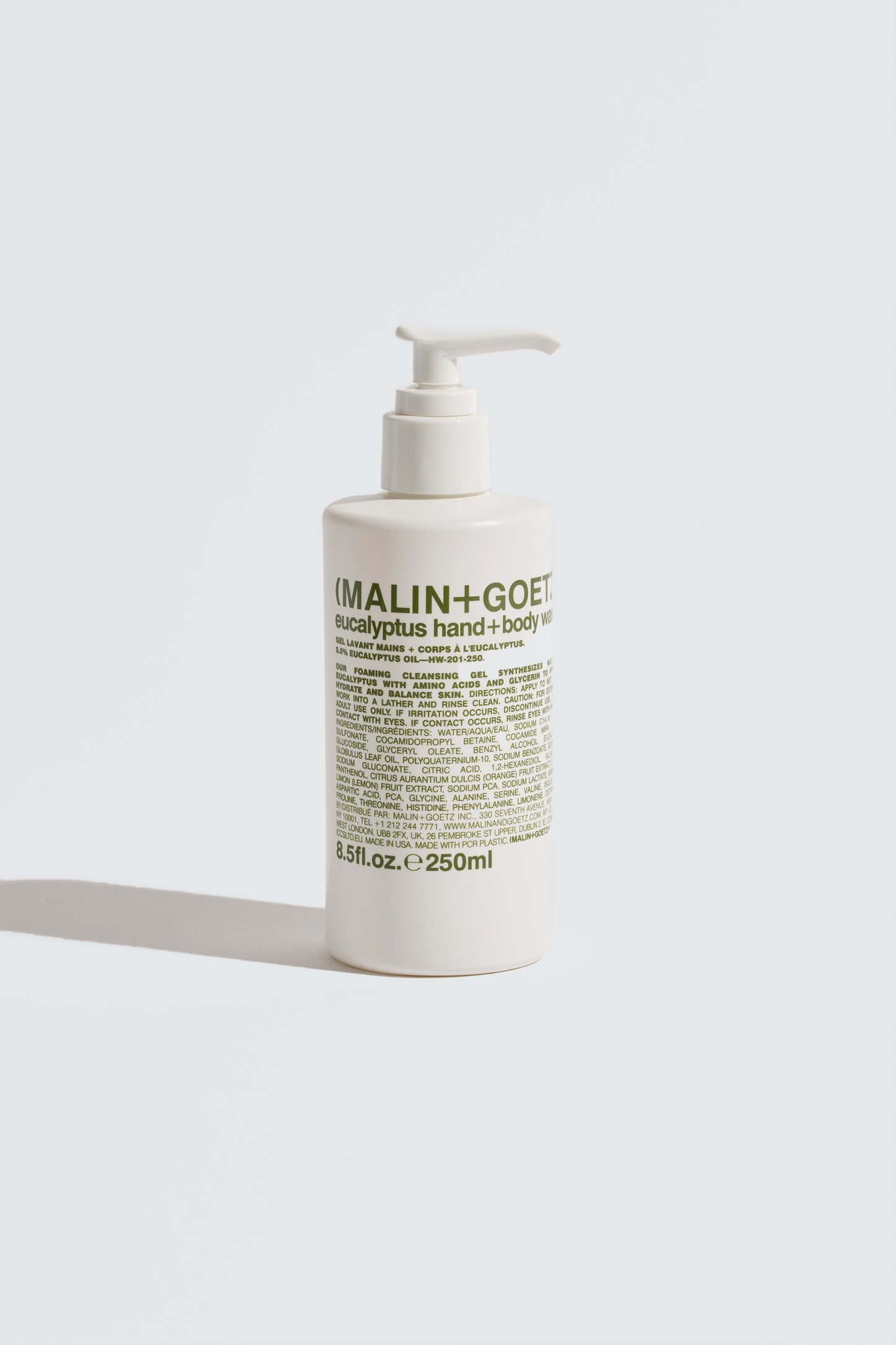 gel douche à l'eucalyptus malin+goetz
