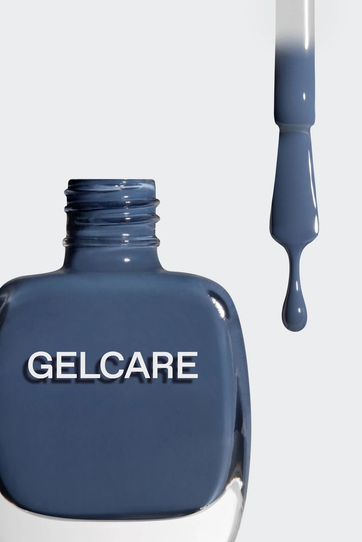 Bouteille de vernis bleu denim Gelcare