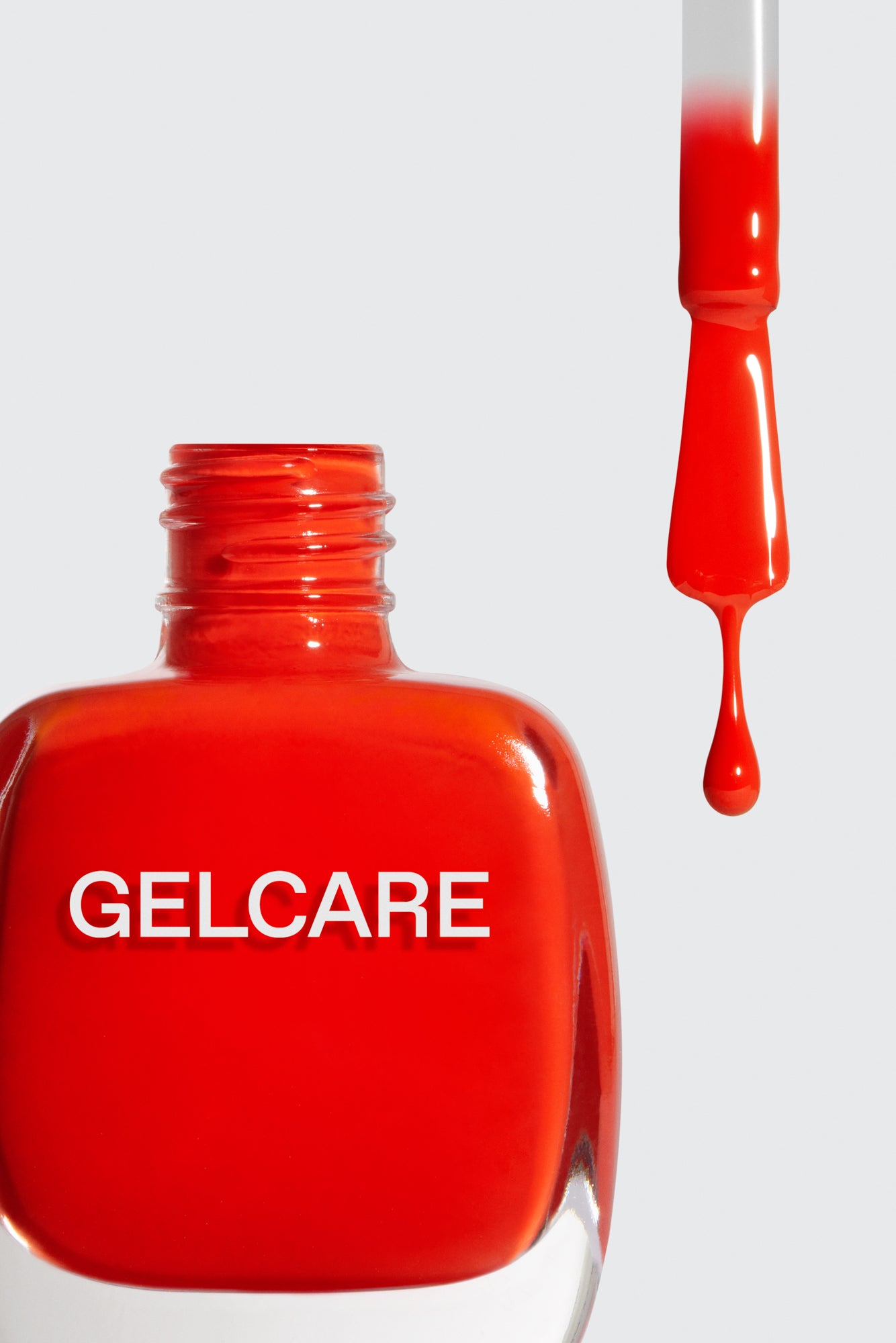 Bouteille de vernis corail Gelcare