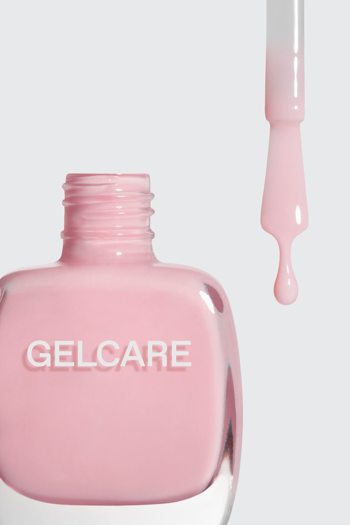 Bouteille de vernis rose bb cream Gelcare