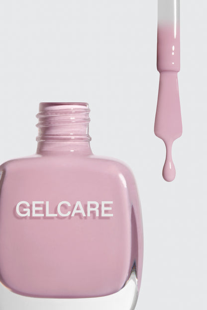 Bouteille de vernis rose Gelcare