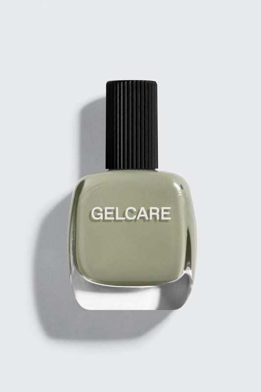 Bouteille de vernis vert sauge herbal Gelcare
