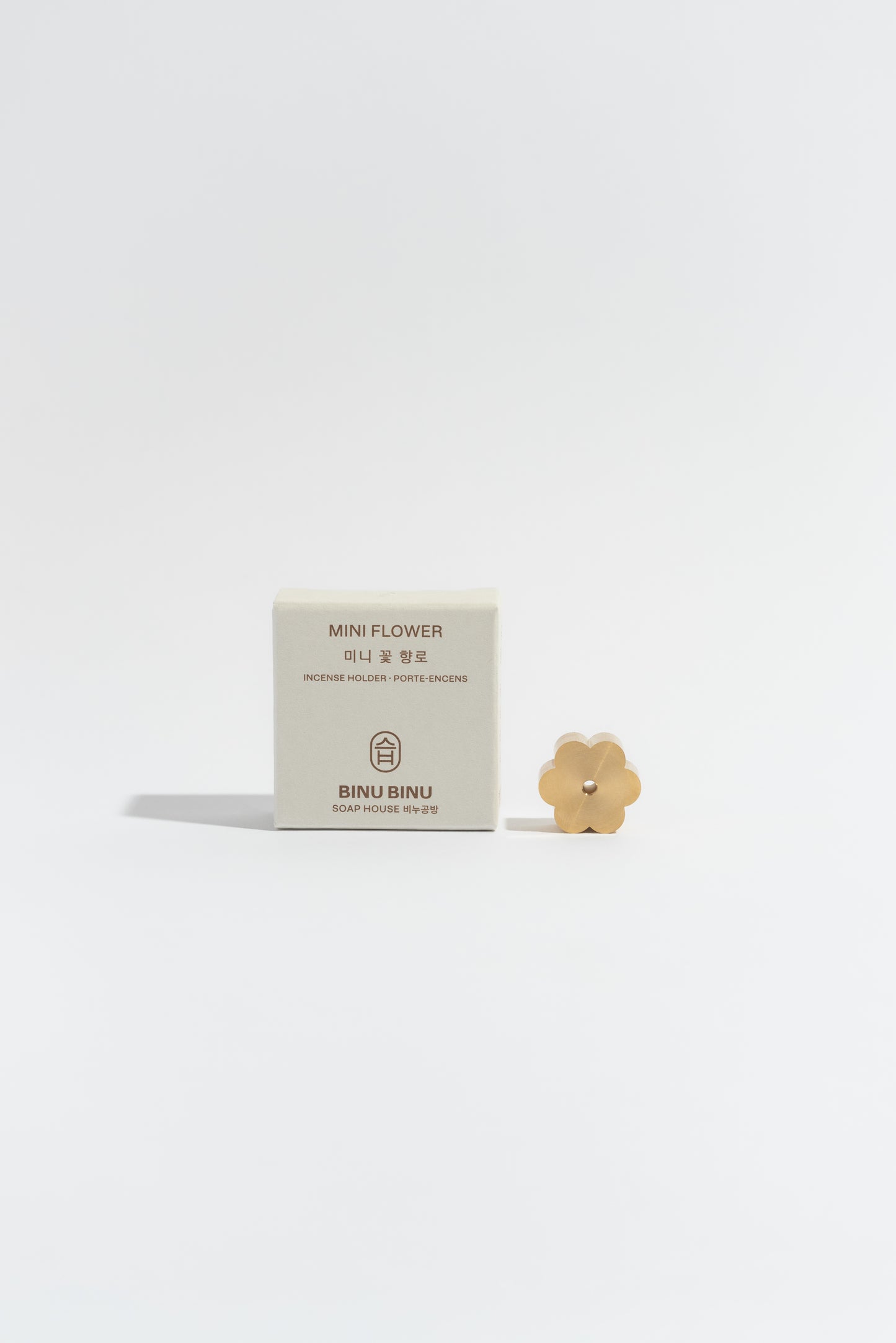 MINI PORTE-ENCENS FLEUR EN LAITON