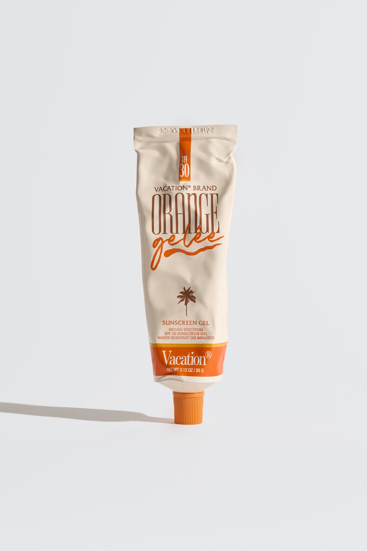 orange gelée sunscreen gel vacation