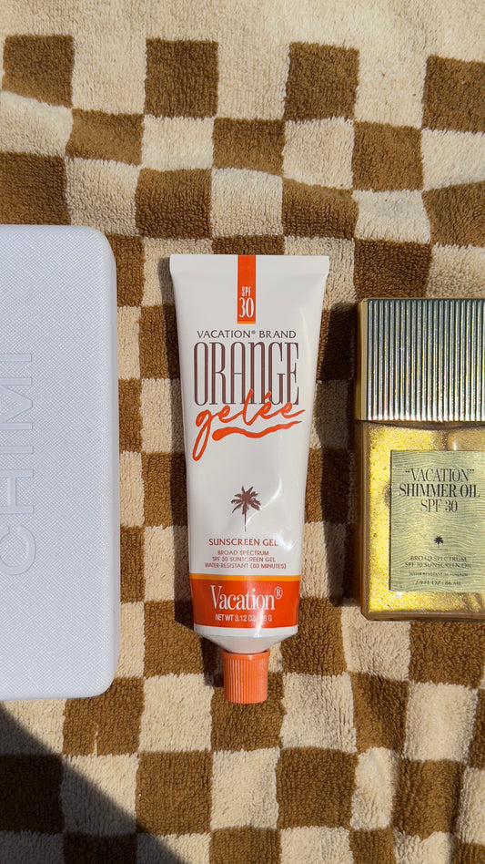huile chatoyante orange gelee